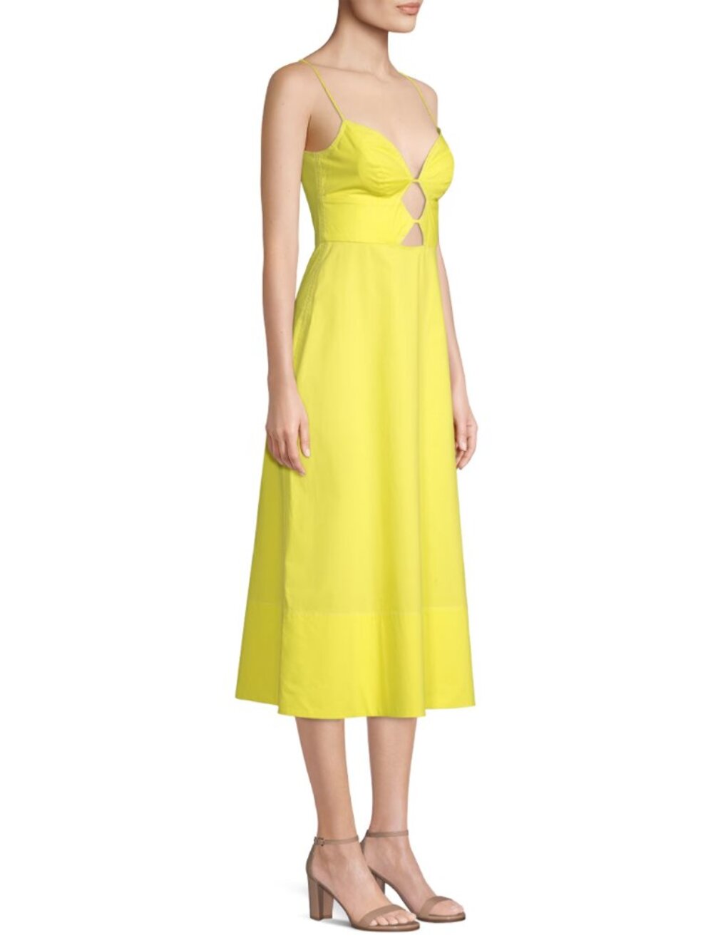 Saloni Jana Cutout Midi Dress - Size 2